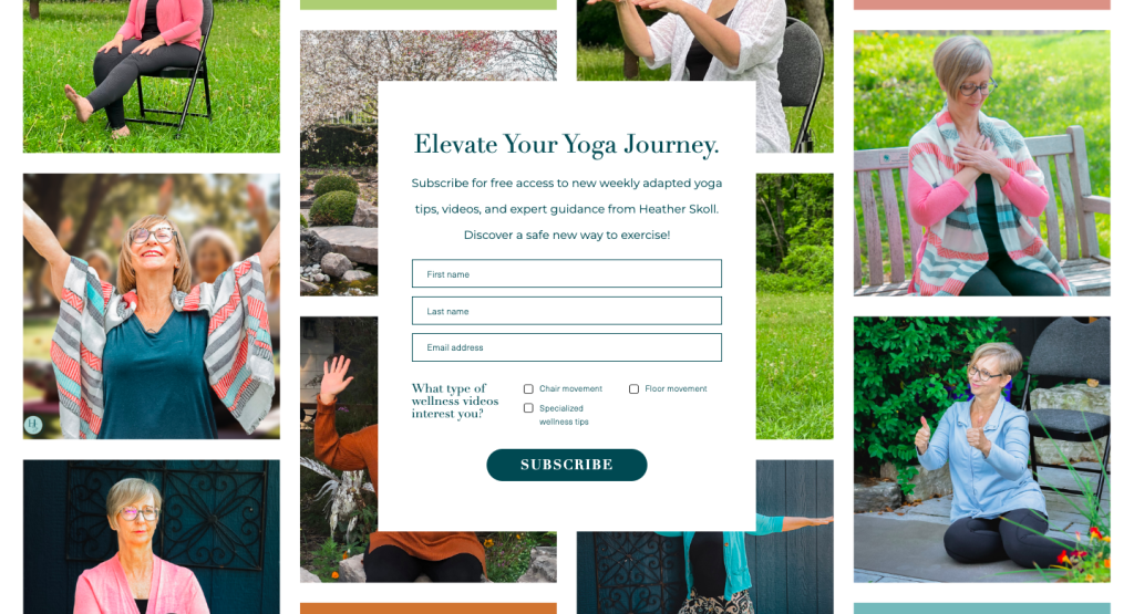Subscribe for the adapted goddess Yoga post delivered directly to your inbox.